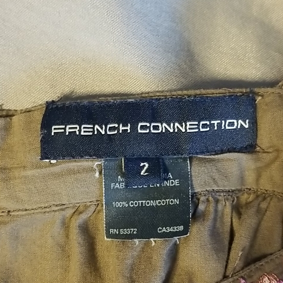 French Connection embroidered boho tank top - Picture 3 of 5